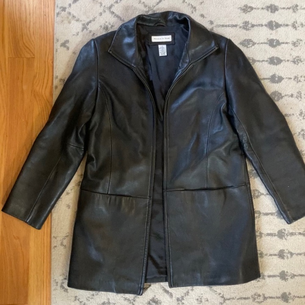 Preston & York leather jacket